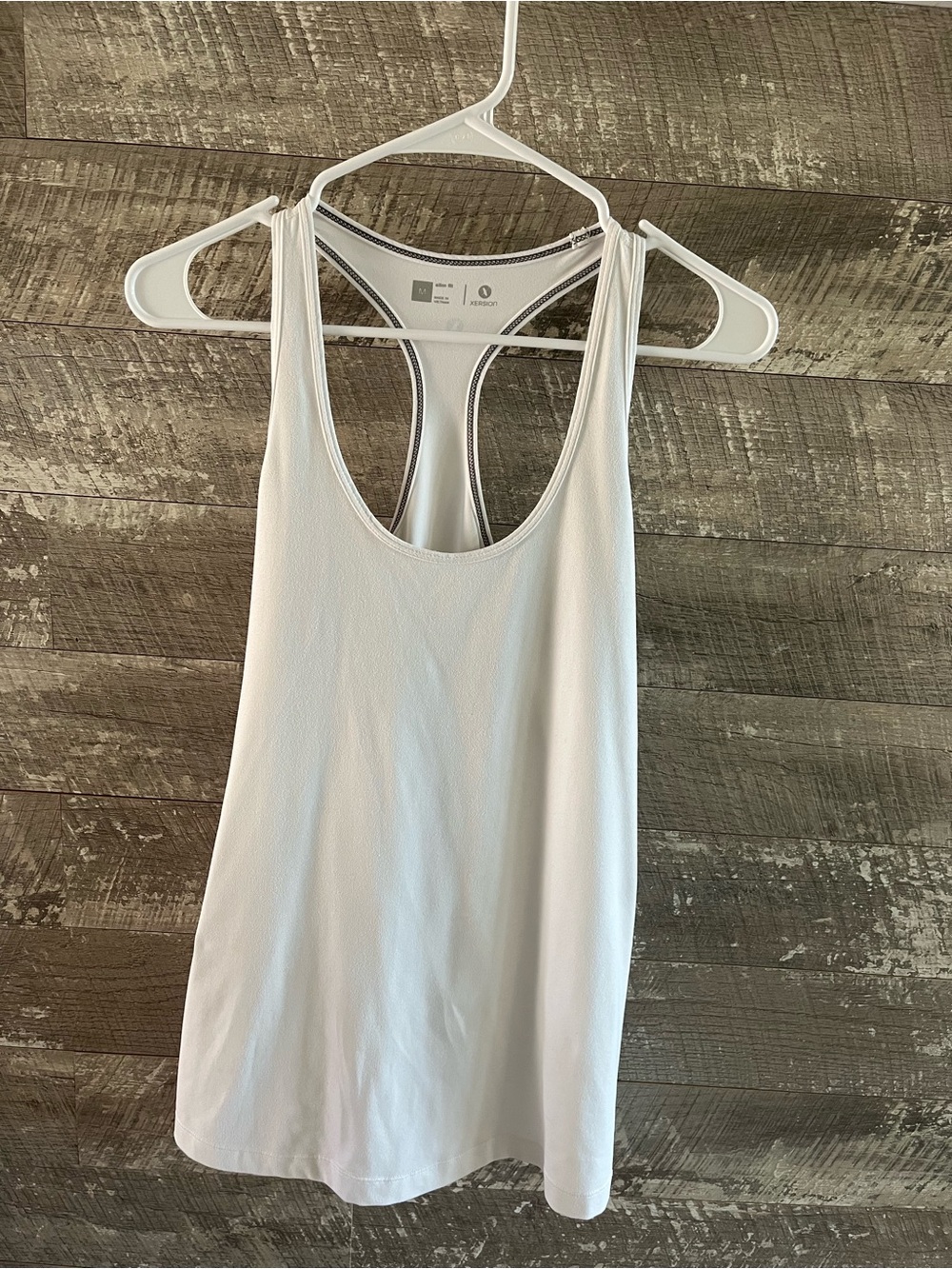 Xersion White Racerback Performance Tank
